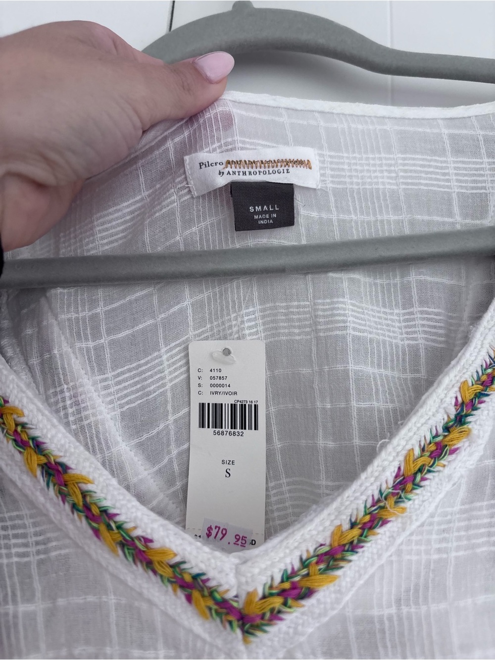 Anthropologie Embroidered Top - NWT - Picture 3 of 6